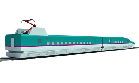 3d Model High Speed Train Shinkansen E5