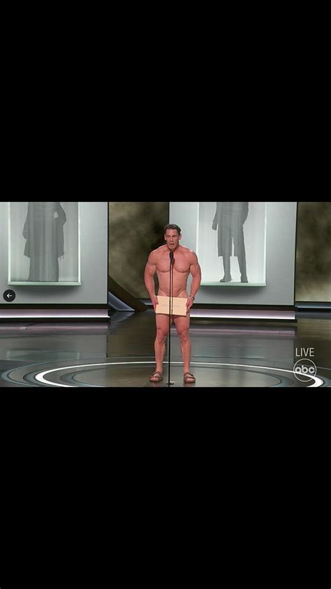 SumitHansd John Cena Naked On Stage At The 2024 Oscars