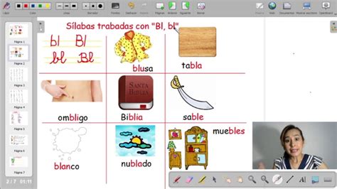 Silabas Con Bla Ble Bli Blo Blu
