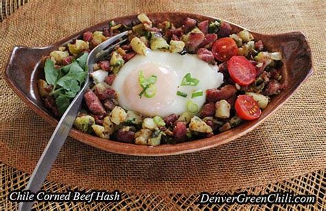 Chile Corned Beef Hash Denver Green Chili