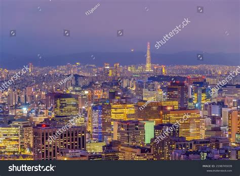 Downtown Seoul City Skyline Cityscape South库存照片2198745039 Shutterstock