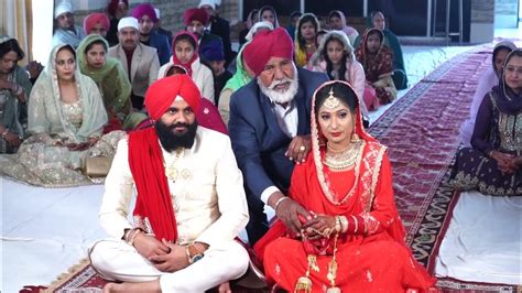 Mandeep Kaur Weds Sarbjeet Singh Wedding Ceremony 5 Youtube