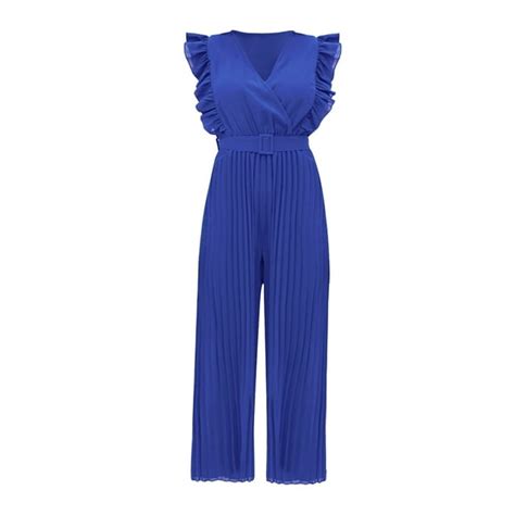 Ierhent Plus Size Jumpsuits For Curvy Women Womens Utility Jumpsuit