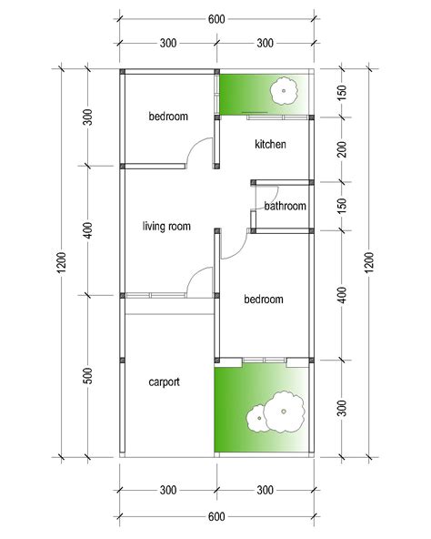 6m X 6m House Floor Plan Floorplansclick