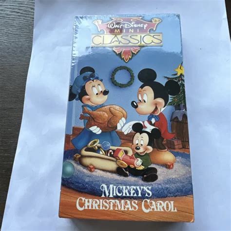 Walt Disney Mini Classics Mickeys Christmas Carol Vhs Brand New