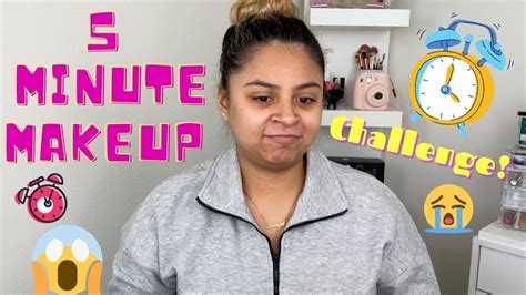 5 Minute Makeup Challenge Jenny Hernandez Youtube