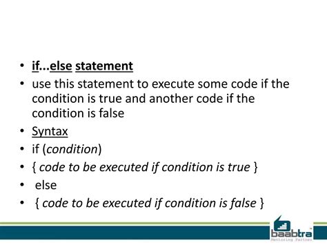 Conditional Statements Ppt Free Download