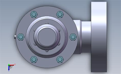 弹簧全启封闭式高压安全阀dn50solidworks 2012模型图纸下载 懒石网