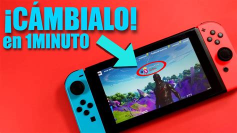 Como Cambiar El Nombre En Fortnite Nintendo Switch Youtube