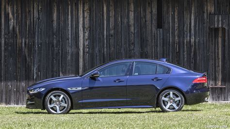 2017 Jaguar Xe 20d Awd R Sport Diesel Color Dark Sapphire Blue Side