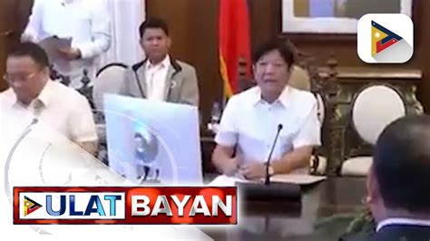 Pbbm Nakatakdang Pirmahan Ang Eo Na Bubuhay Sa Task Force El Ni O