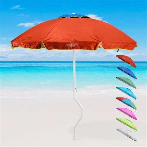 Parasol De Plage L Ger Visser Protection Uv Girafacile Cm Apollo