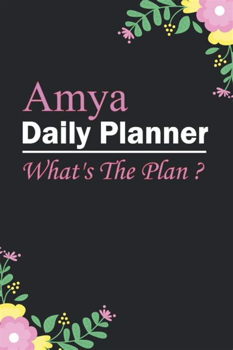 Buy Amya Planner Daily Weekly Monthly Calendar Planner January To