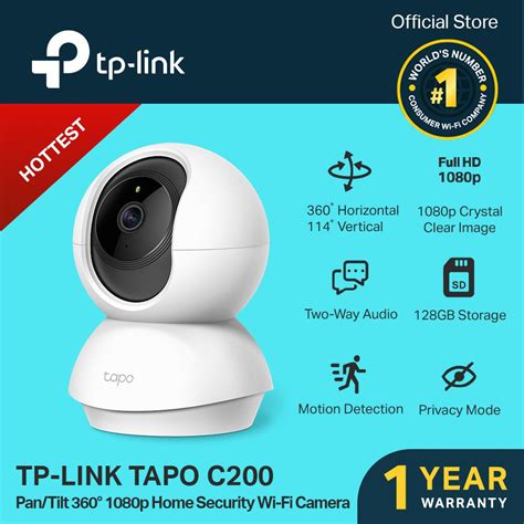 Tp Link Tapo C Tapo Tc P Pan Tilt Home Security Wifi