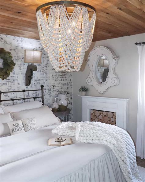 All-White Chandelier Bedroom - Soul & Lane