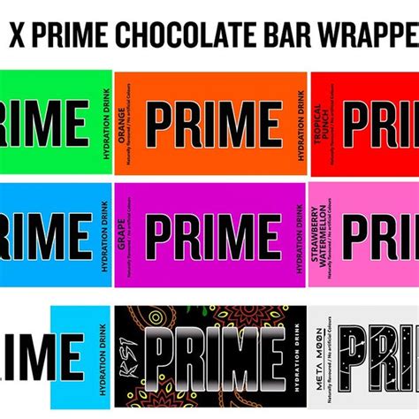 Prime Chocolate Bar Etsy Uk