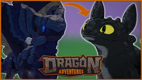 How To Make Toothless From Httyd Dragon Adventures Youtube