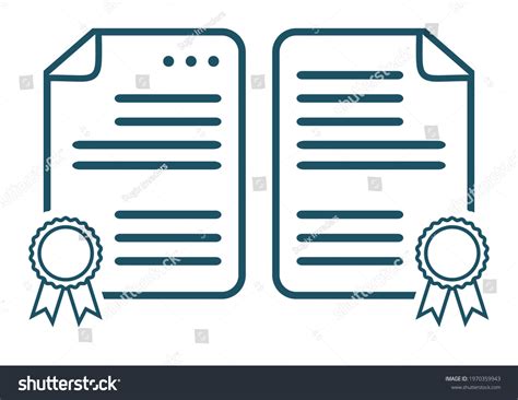 Certificate Logo Vector Template Illustration Stock Vector (Royalty ...