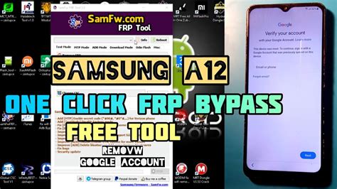 Samsung A12 A125F One Click FRP Remove Free Tool Bypass Google