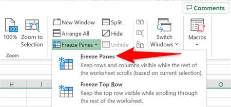 How to Freeze Multiple Rows in Microsoft Excel