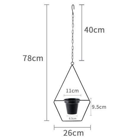 Jardiniere Bac A Fleur Porte Plantes En Fer Suspendu En M Tal Style