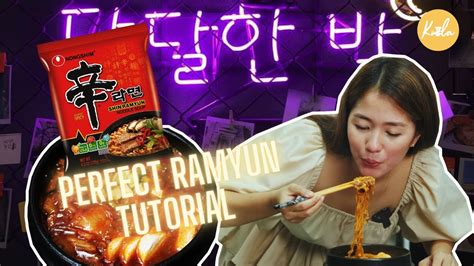 How To Cook Instant Ramyun Noodles Youtube