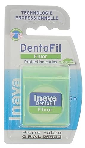 Dentofil Fil Dentaire Au Fluor Inava Anti Caries Et Anti Plaque