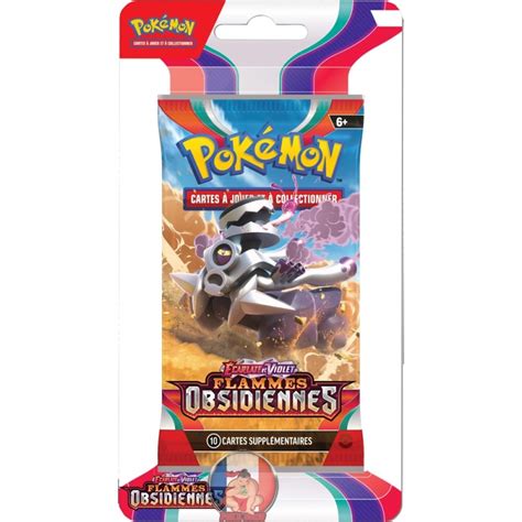 Booster Flammes Obsidiennes Blister Pokémon Écarlate Et Violet Ev03