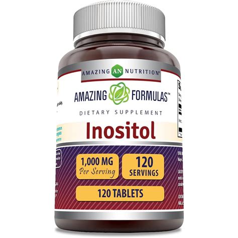 Amazing Nutrition Inositol Mg Tabletas Vitaminas Y Mas