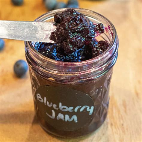 Blueberry Jam Without Pectin Served From Scratch