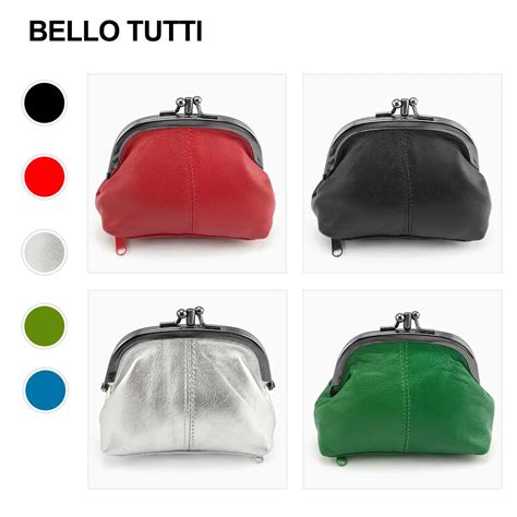 Bello Tutti Original Novo Mini Moeda Bolsas De Couro Genu No Das