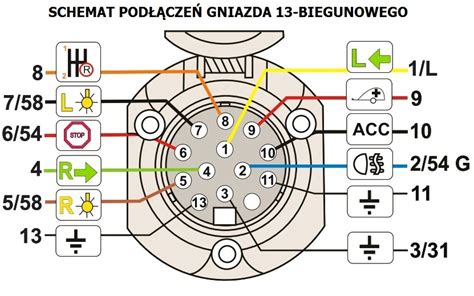 13 Pin Socket Wiring Diagram