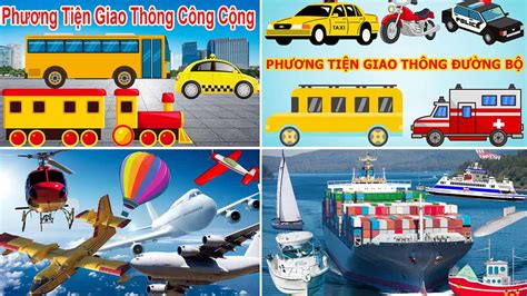 Phương Tiện Giao Thông Tiếng Anh 2024 Cho Bé Phương Tiện đường Bộ