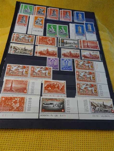 1940 43 LOT PRO PATRIA SÄTZE DOPPELT POSTFRISCH PRO AERO TAB Kaufen