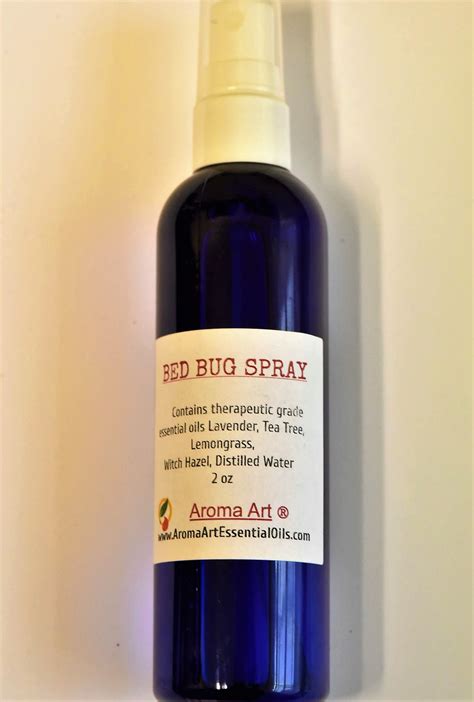 Bed bug repellent, natural bed bug spray, essential oils for bed bugs