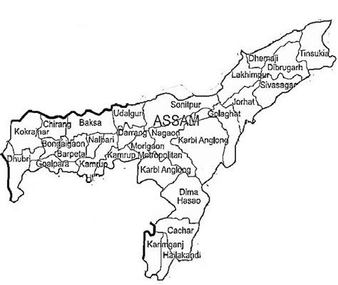 District Map Of Assam