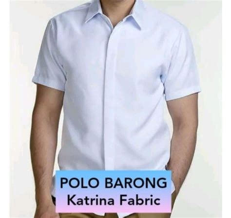 Polo Barong School Uniform Katrina on Carousell