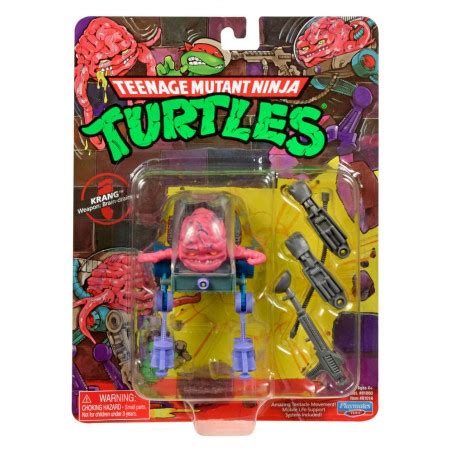 Tortues Ninja Figurine Krang Classic Mutant W Playmates