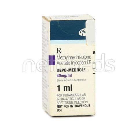 Buy Depo Medrol Injection 1ml Online at Upto 25% OFF | Netmeds