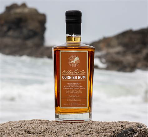 Golden Vanilla Cornish Rum Cornish Rock Gin