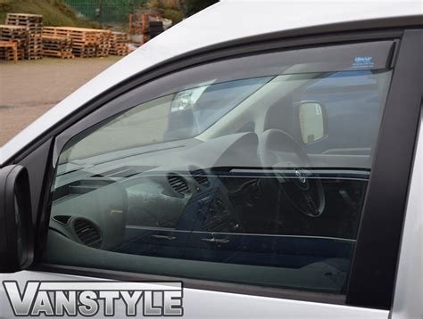 Side Wind Deflectors Front Doors Vw Caddy Dr Vanstyle