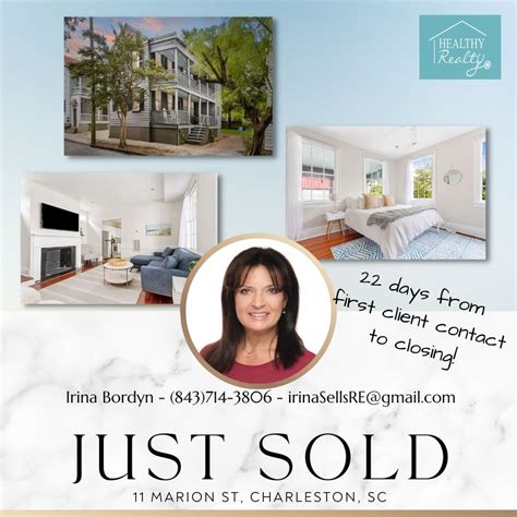 Irina Sells Real Estate Contact Agent Mount Pleasant South