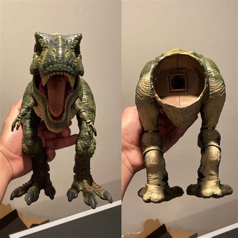 Custom Jurassic World Hammond Collection Bull Buck T Rex Kenner Baby