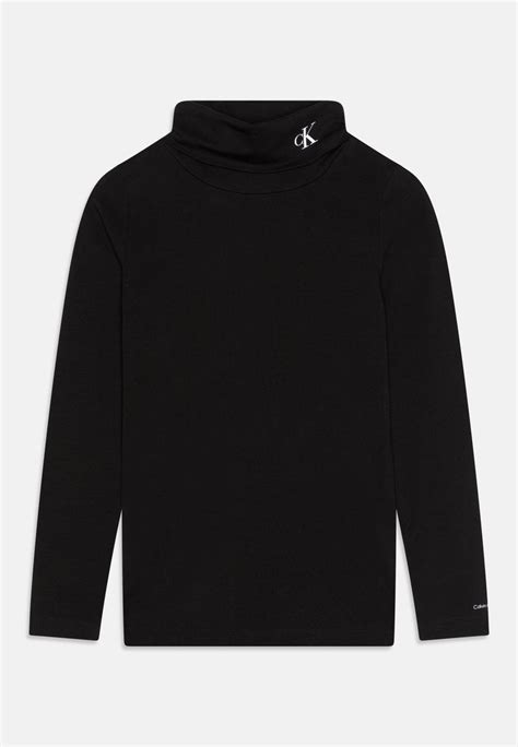 Calvin Klein Jeans Monogram Roll Neck T Shirt à Manches Longues