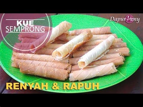 Membuat Kue Semprong Renyah Rapuh YouTube