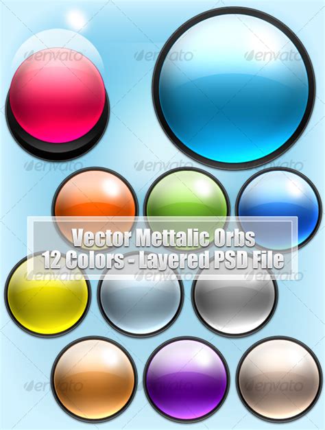 Vector Metallic Orbs By Ahmadhania On Deviantart