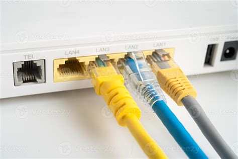 Ethernet Cable With Wireless Router Connect To Internet Service