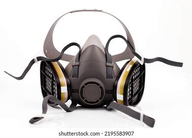 Reusable Halfface Elastomeric Respirator Air Purification Stock Photo