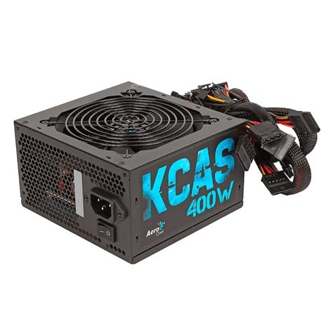 Fonte Atx 400w Kcas 80 Plus White Pfc Ativo Sem Cabo Aerocool Submarino