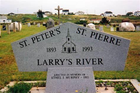 Saint Peter S Church Cemetery En Larrys River Nova Scotia Cementerio